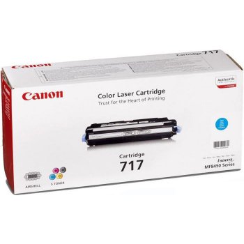 Заправка картриджа Canon 717 голубой