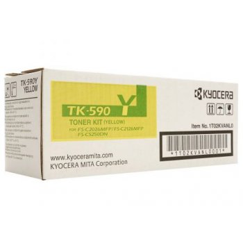 Заправка картриджа Kyocera TK-590Y желтый